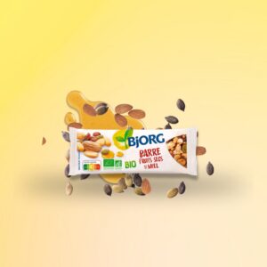 BJORG Barres Fruits secs et Miel BIO